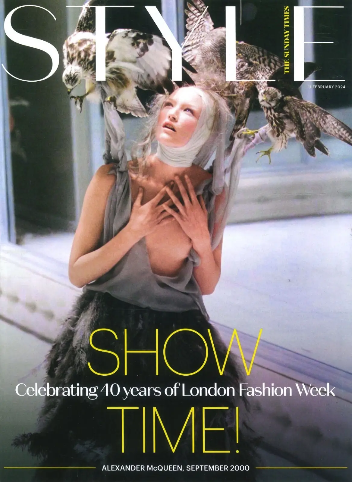 Sunday Times STYLE Magazine Cover 1, 40 Years of London Fashion Week, 11.2.24 - Free standard UK delivery included | Discount Quality Products