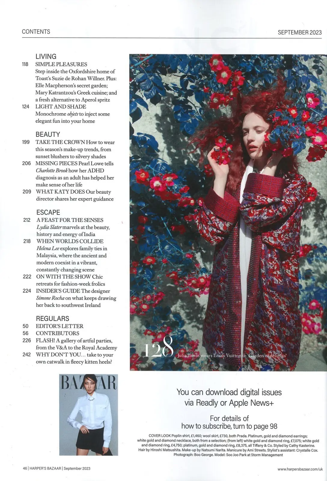 Harper's Bazaar Magazine: America Ferrera, Tamara Ralph, Amarteifio, Sept 2023 - image 3 | Free standard UK delivery included | Discount Quality Products