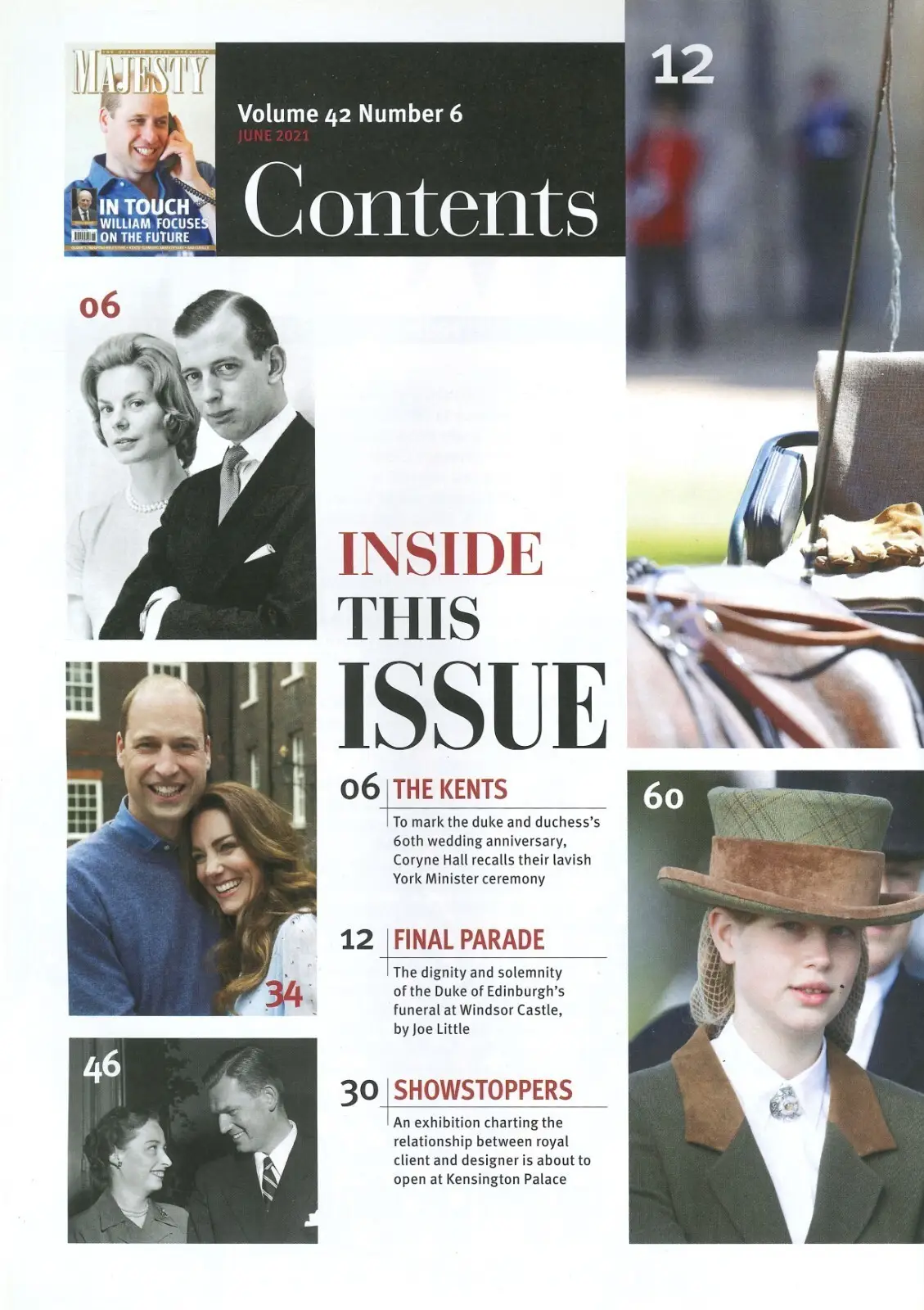 Majesty Magazine, Prince William, Kate Middleton, Duke Philip Funeral, June 2021 - image 2 | Free standard UK delivery included | Discount Quality Products
