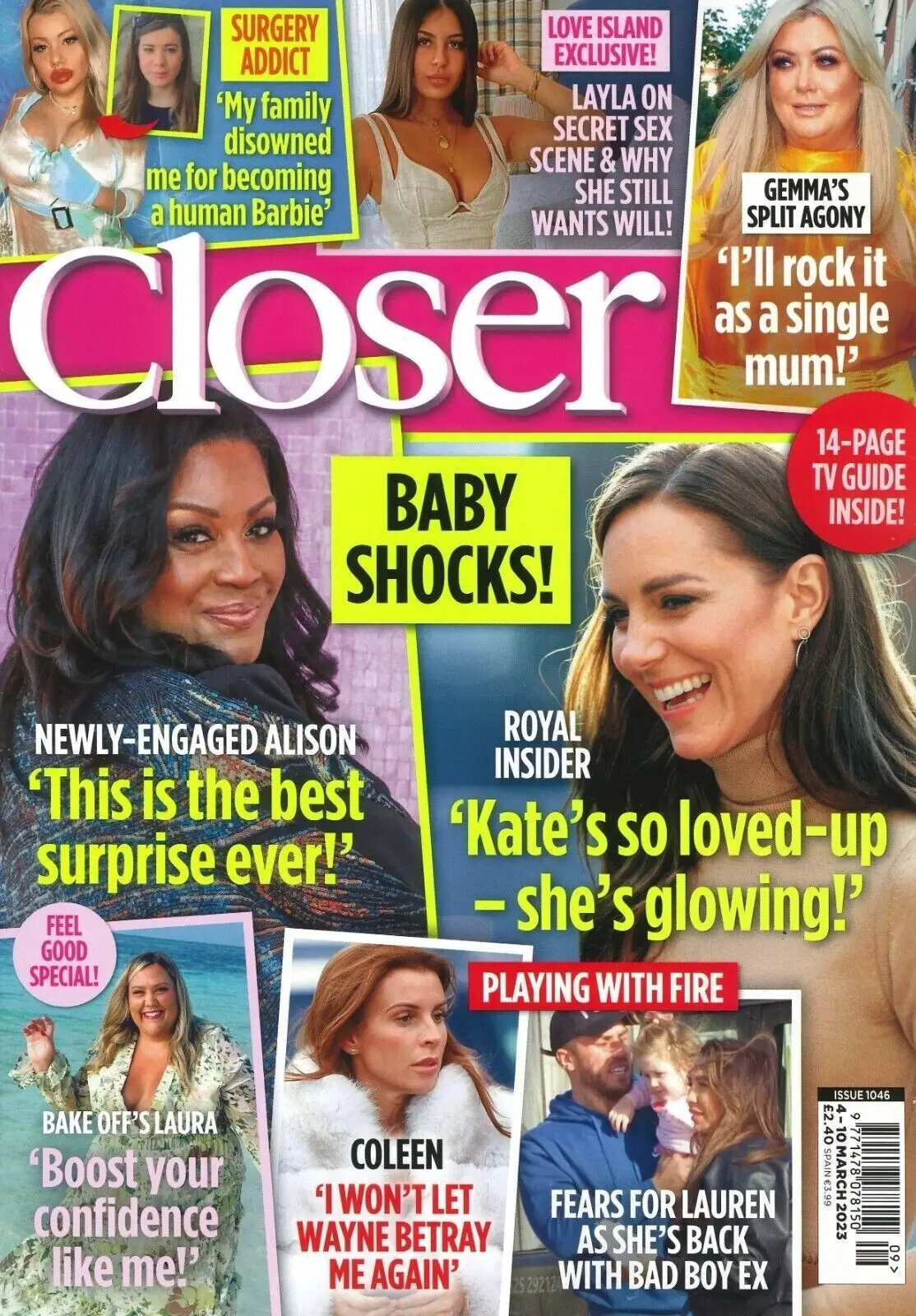Closer Magazine, Kate Middleton, Prince William, Royals, Alison Hammond, 4.3.23