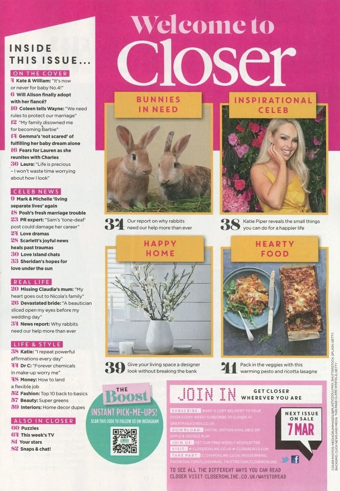 Closer Magazine, Kate Middleton, Prince William, Royals, Alison Hammond, 4.3.23 - image 2 | Free standard UK delivery included | Discount Quality Products