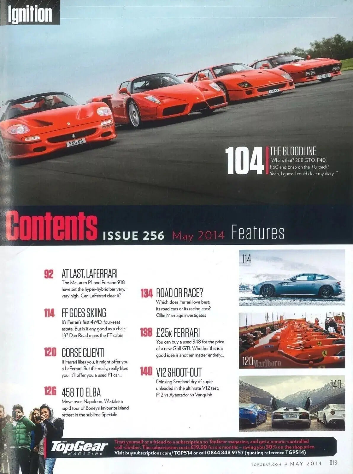 BBC Top Gear Magazine #256, LaFerrari, Ferrari Special, May 2014 (Slight Wear) - image 3 | Free standard UK delivery included | Discount Quality Products