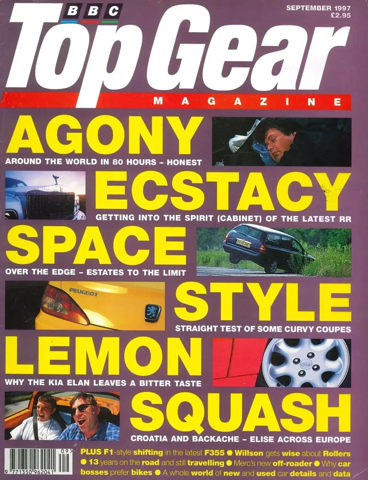 BBC Top Gear Magazine: Issue #48, Rolls-Royce, Mercedes CLK, BMW 328i, Sept 1997