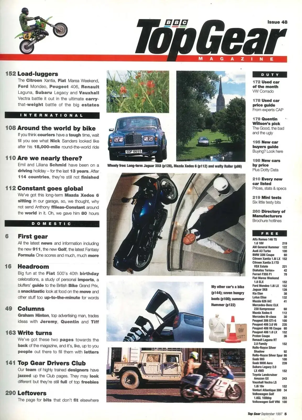 BBC Top Gear Magazine: Issue #48, Rolls-Royce, Mercedes CLK, BMW 328i, Sept 1997 - image 3 | Free standard UK delivery included | Discount Quality Products