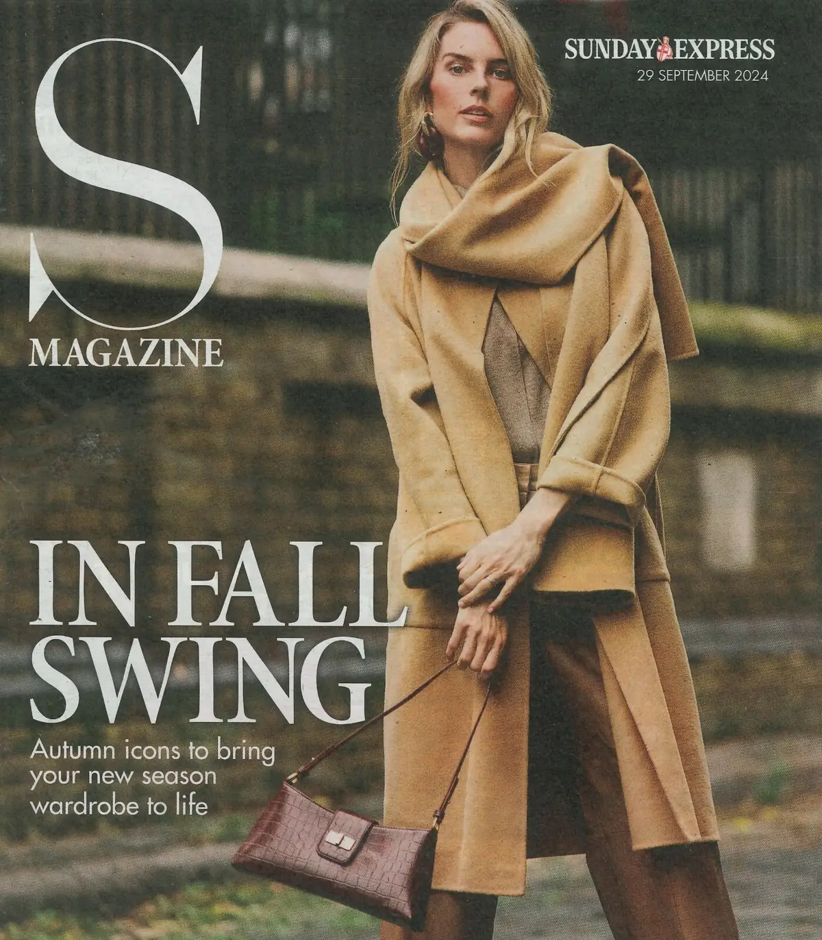Sunday Express Magazine: Joan Collins, Mindy Hammond, Autumn Fashion, 29.9.24