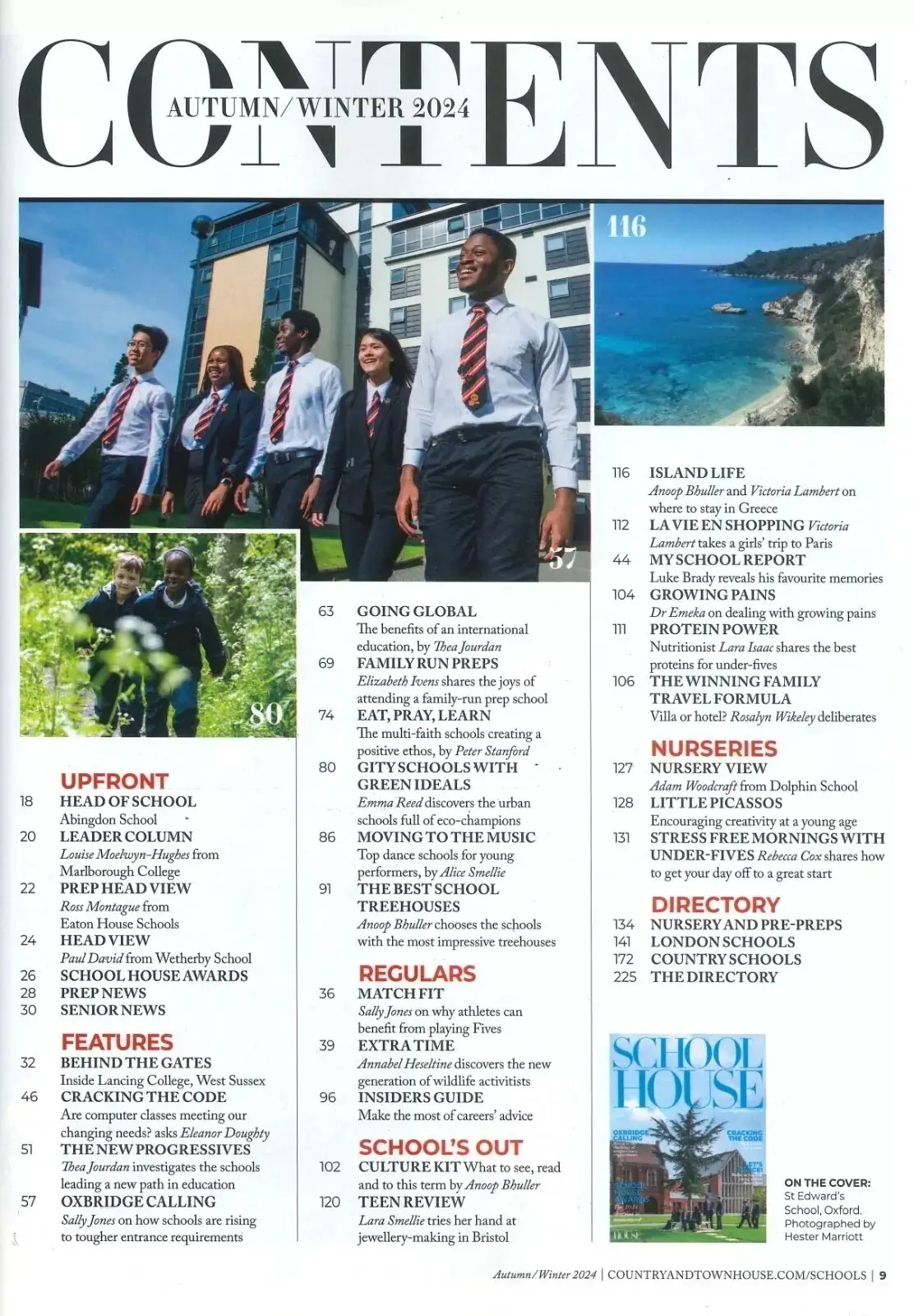School House Magazine: Oxbridge, Education, Learning, Study, Autumn/Winter 2024 - image 2 | Free standard UK delivery included | Discount Quality Products