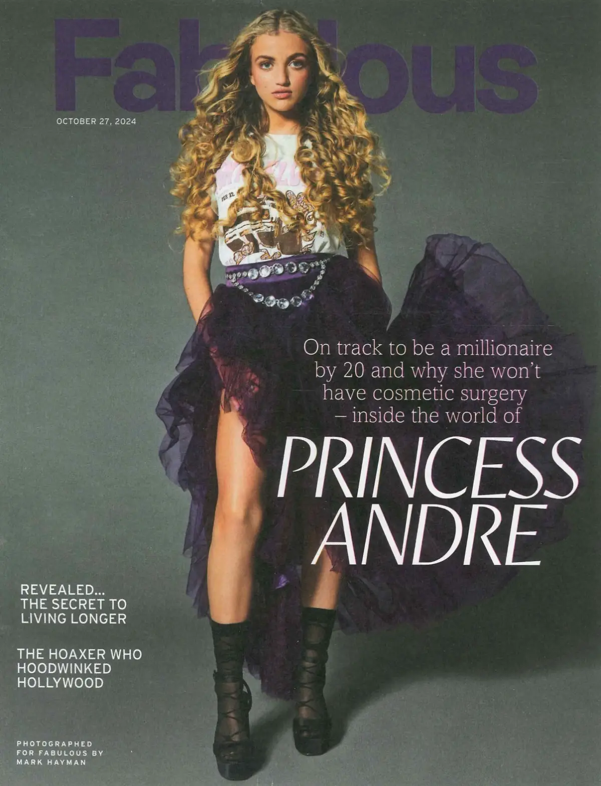 Fabulous Magazine: Princess Andre, Tom Parker-Bowles, Lizzie Cundy, 27.10.24