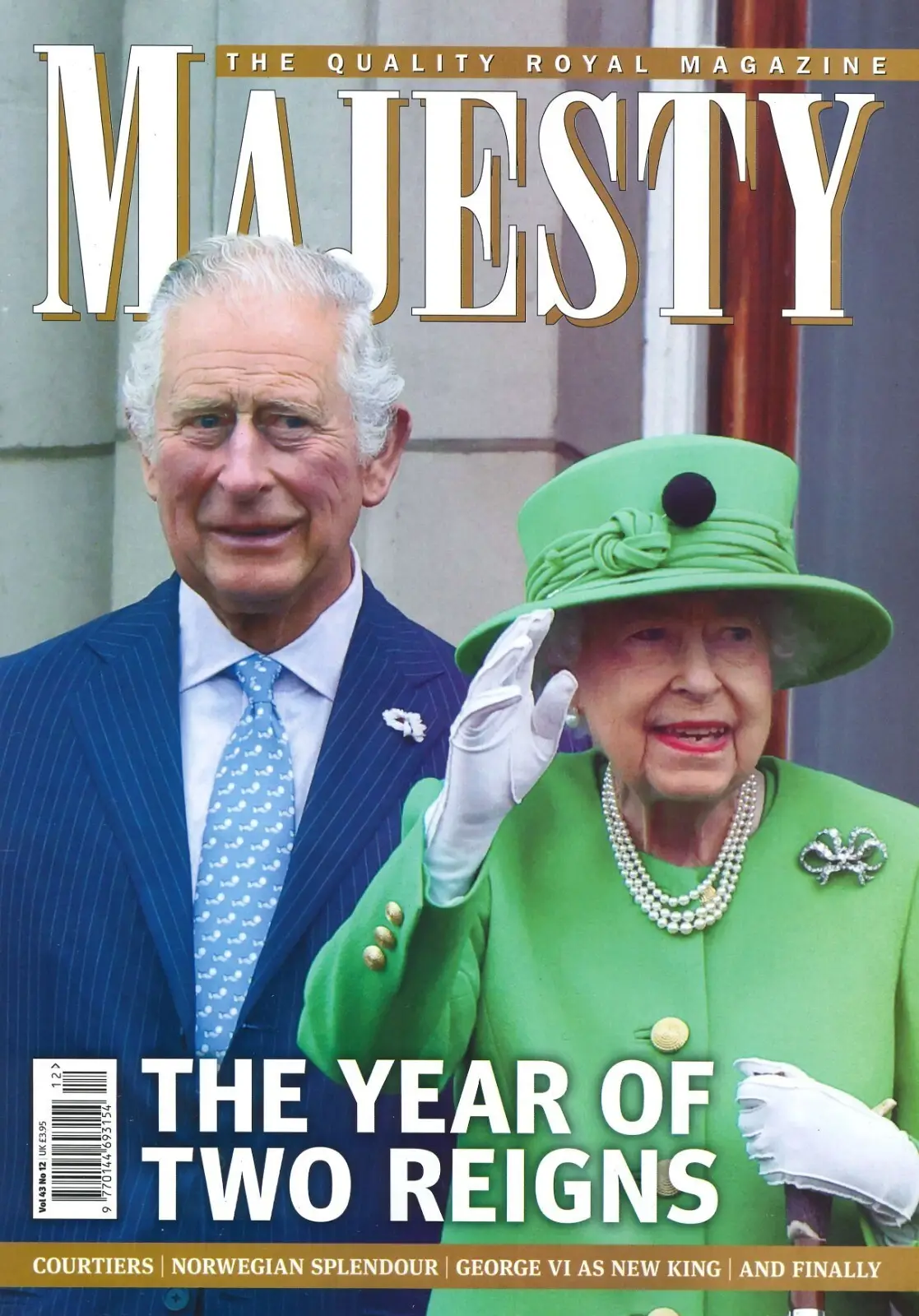 Majesty Magazine, Queen Elizabeth, King Charles, Royal Family, December 2022