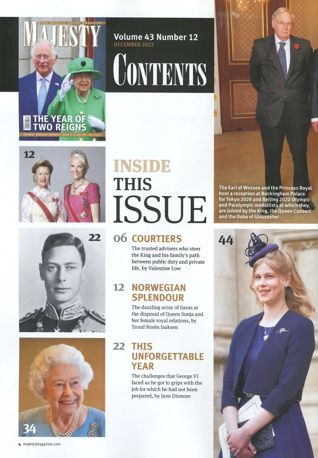 Majesty Magazine, Queen Elizabeth, King Charles, Royal Family, December 2022 - image 3 | Free standard UK delivery included | Discount Quality Products