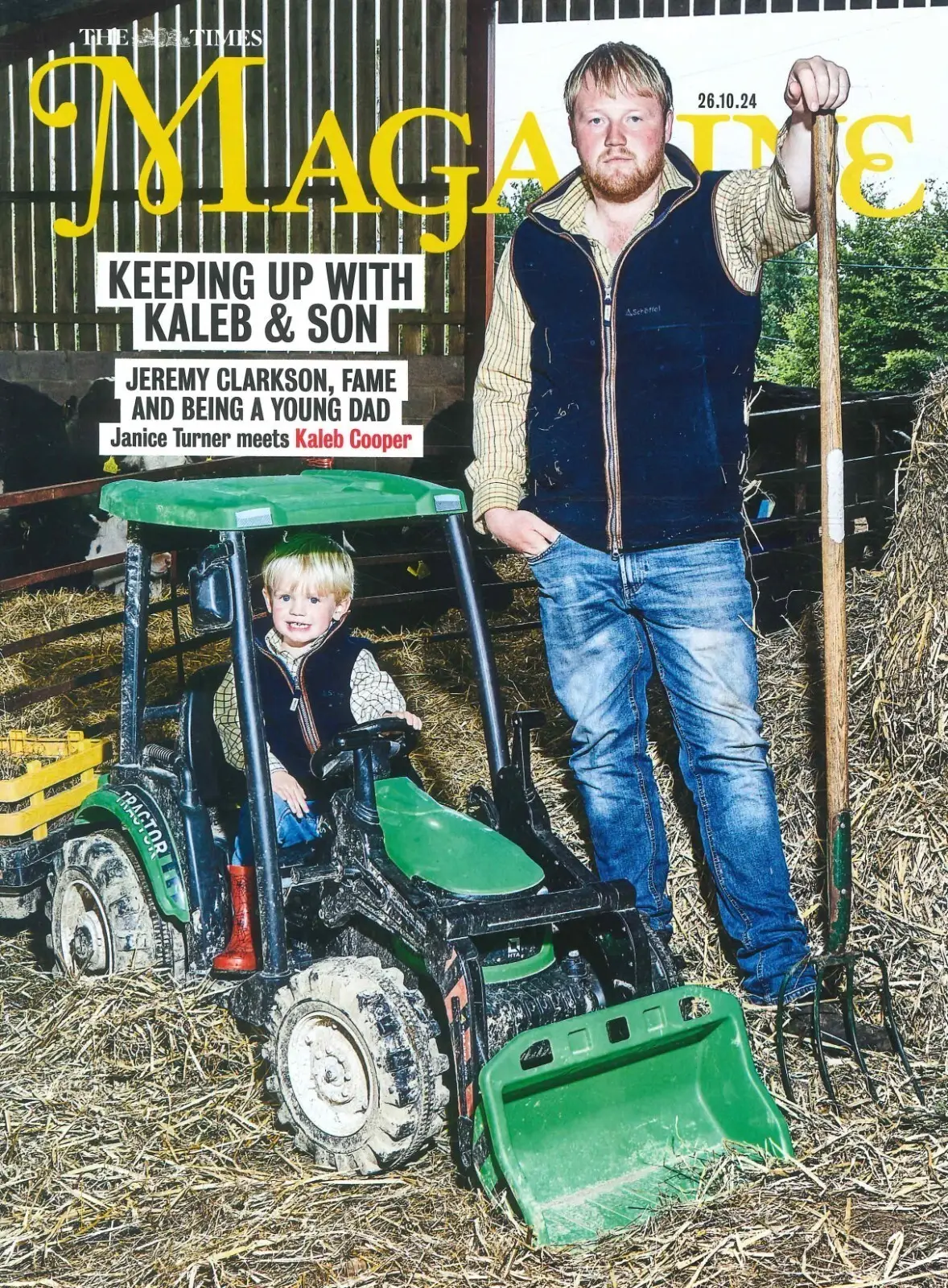 Times Magazine: Kaleb Cooper, J. Clarkson, Abbey Clancy, Rick Stein, 26.10.24 - Free standard UK delivery included | Discount Quality Products