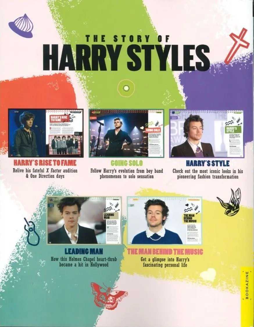 Harry Styles Magazine, Icons Series, 1D, Tour, Rise To Fame, Zayan Malik 2023 - image 2 | Free standard UK delivery included | Discount Quality Products