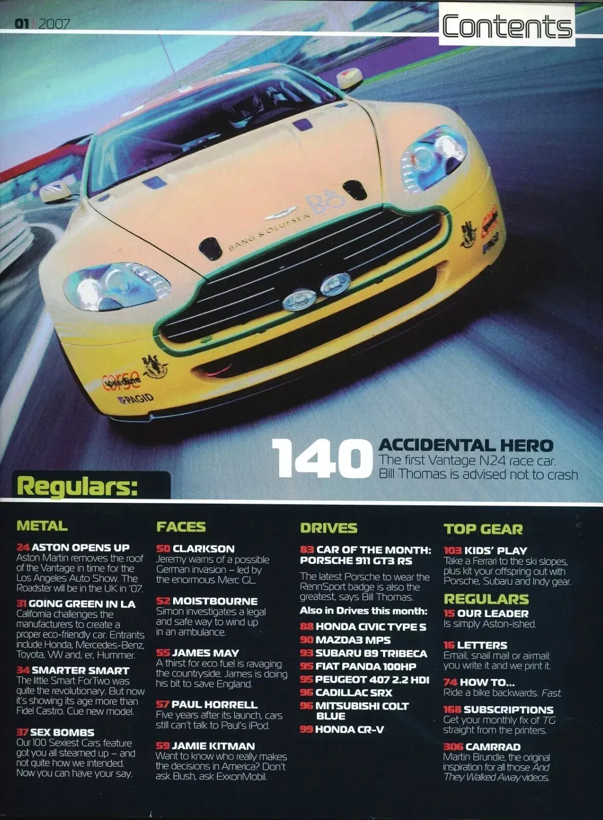 BBC Top Gear Magazine: Issue #160, Aston, Maserati GT, Porsche 911, Jan 2007 - image 3 | Free standard UK delivery included | Discount Quality Products