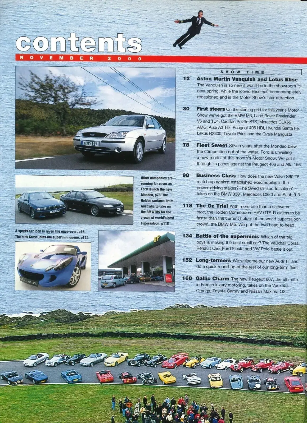 BBC Top Gear Magazine Issue #86, Volvo S60, Corsa, Peugeot 607, BMW M3, Nov 2000 - image 2 | Free standard UK delivery included | Discount Quality Products