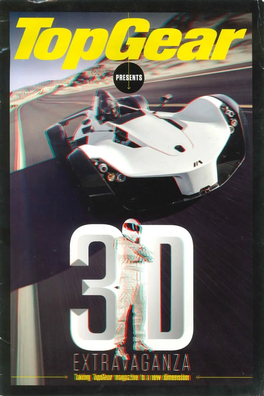 BBC Top Gear Magazine Presents 3D Cars Extravaganza, Pair of 3D Glasses Included