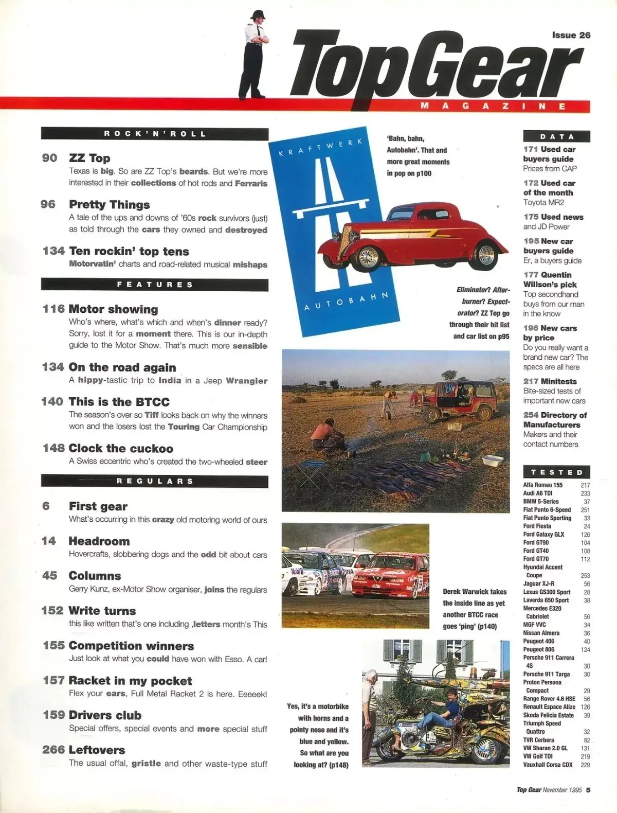 BBC Top Gear Magazine: Issue #26, TVR Cerbera, Jaguar XJR, Ford GT, Nov 1995 - image 3 | Free standard UK delivery included | Discount Quality Products