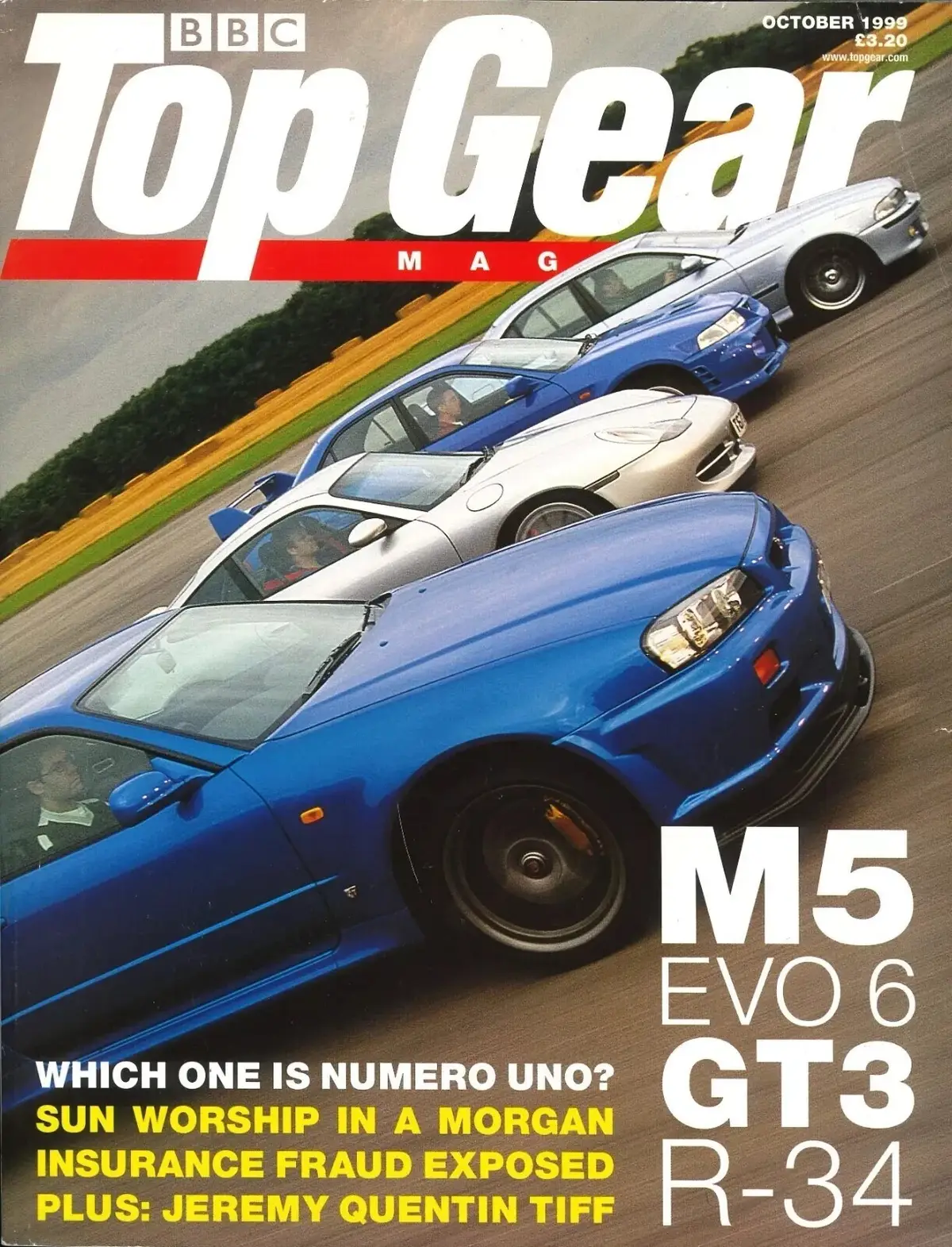 BBC Top Gear Magazine: Issue #73, BMW M5, Porsche 911 GT3, Jaguar XJ, Oct 1999
