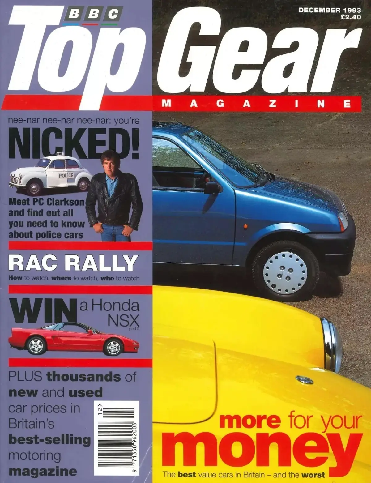 BBC Top Gear Magazine: Issue #3, Ferrari, VW, BMW, Jeremy Clarkson, Dec 1993