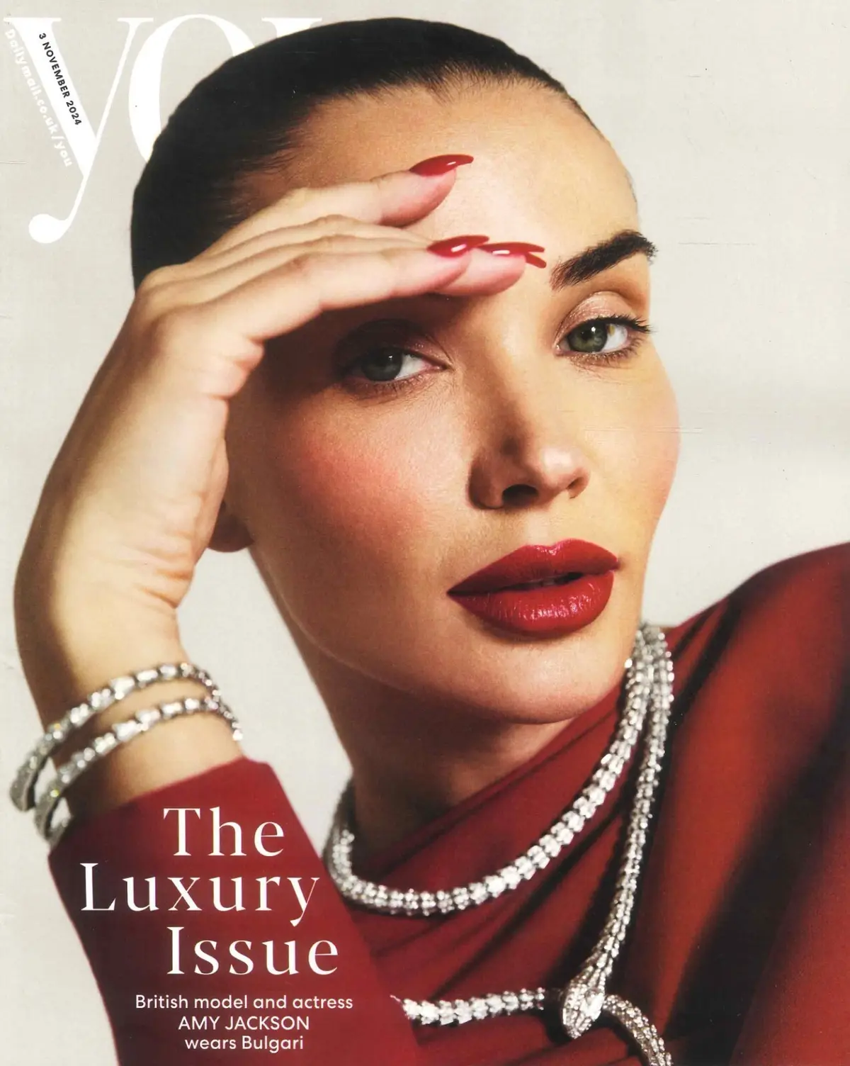 You Magazine: Amy Jackson, Alfie Boe, Hailey Beiber, T. Parker Bowles, 3.11.24 - Free standard UK delivery included | Discount Quality Products