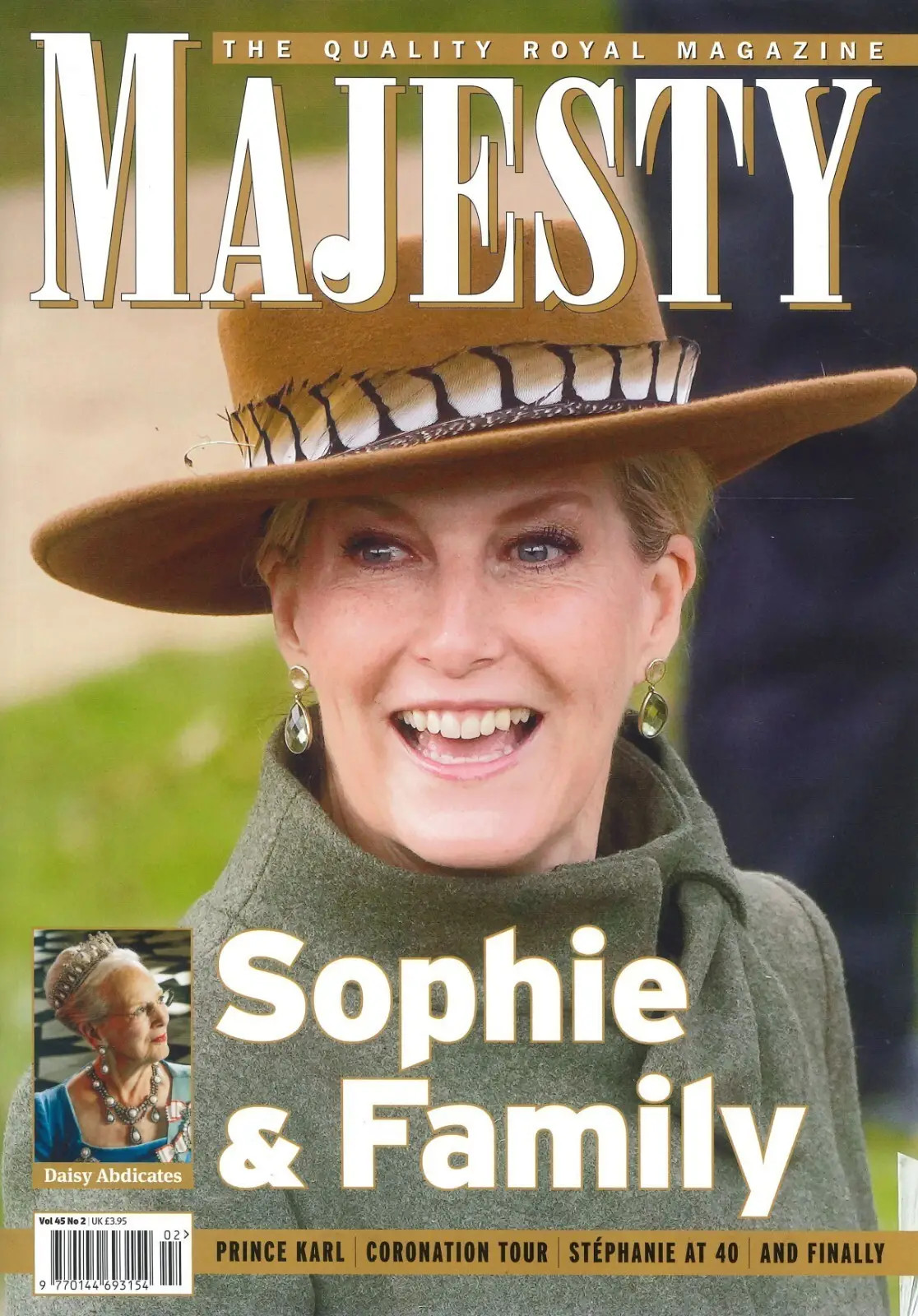 Majesty Magazine: Duchess Sophie, King Charles, Queen Elizabeth II, Feb 2024