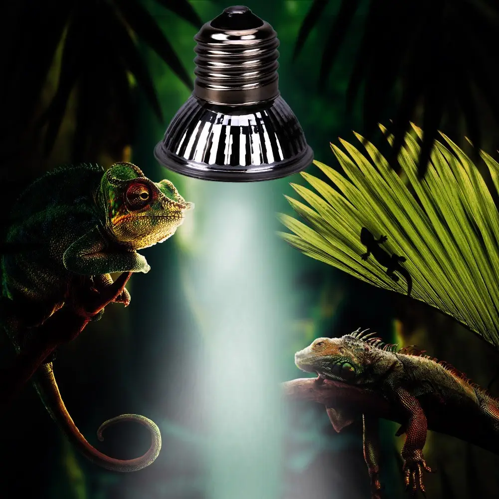 100W UVA &amp; UVB 3.0 Ultra Violet Light Bulb Reptile Vivarium Brooder Lamp ES E27
