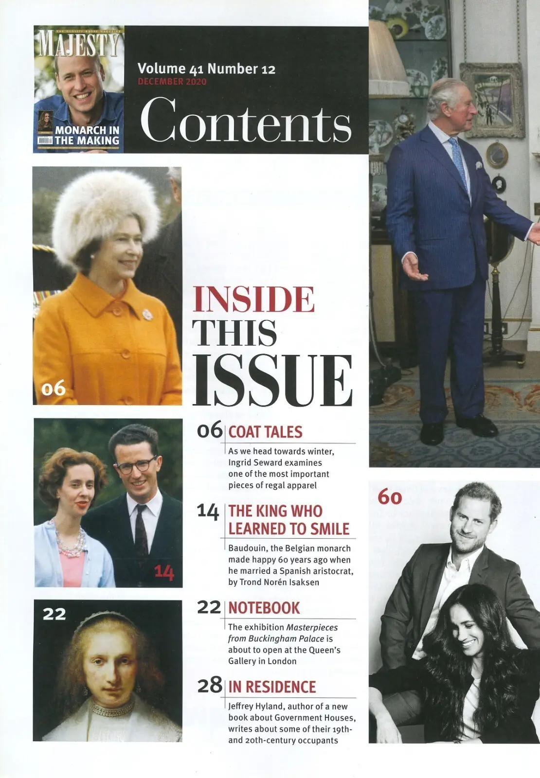 Majesty Magazine, Prince Charles & William, Kate Middleton, Camilla, Dec 2020 - image 2 | Free standard UK delivery included | Discount Quality Products