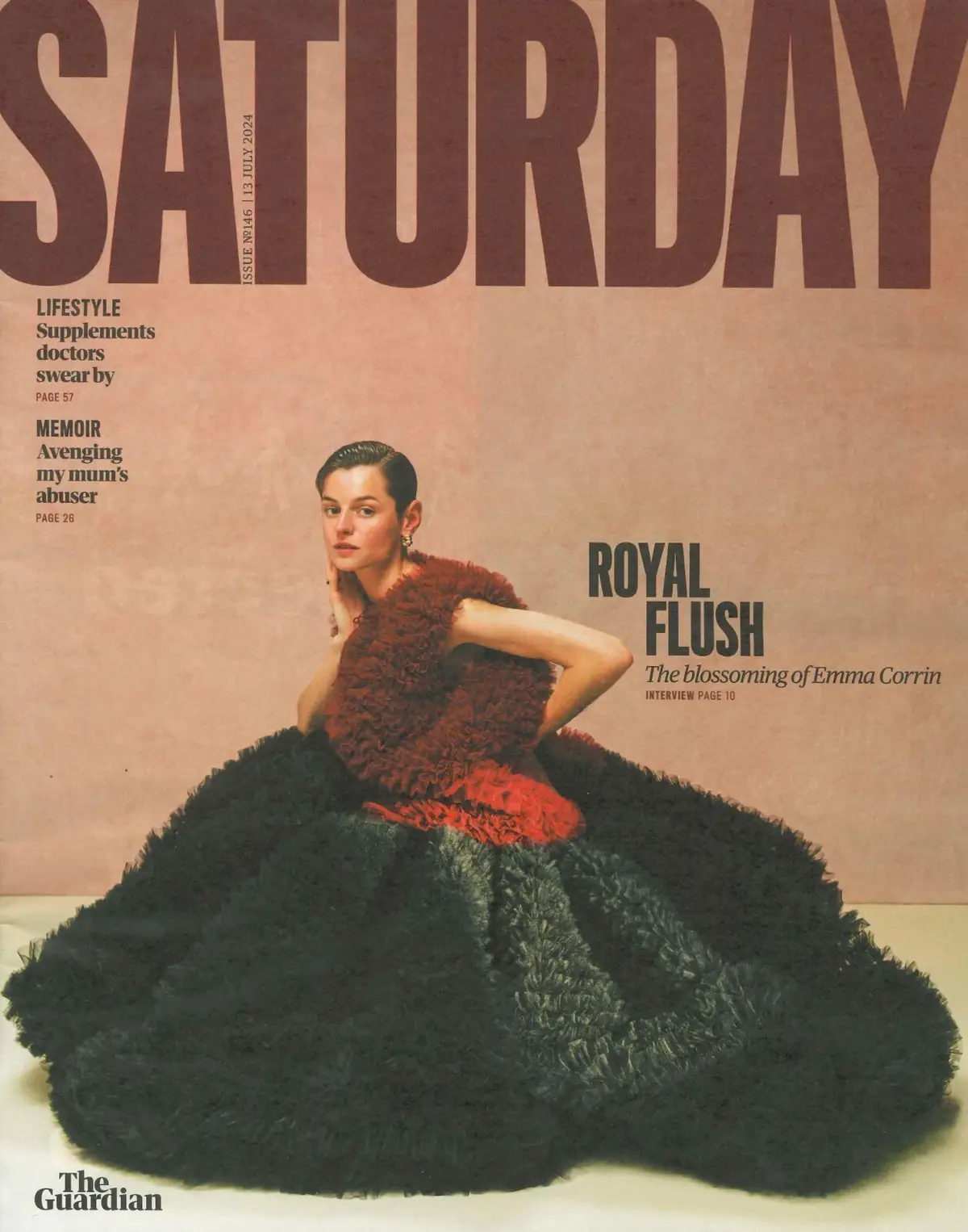 Guardian Saturday Magazine: Emma Corrin, Craig Charles, Reggie Yates, 13.7.24