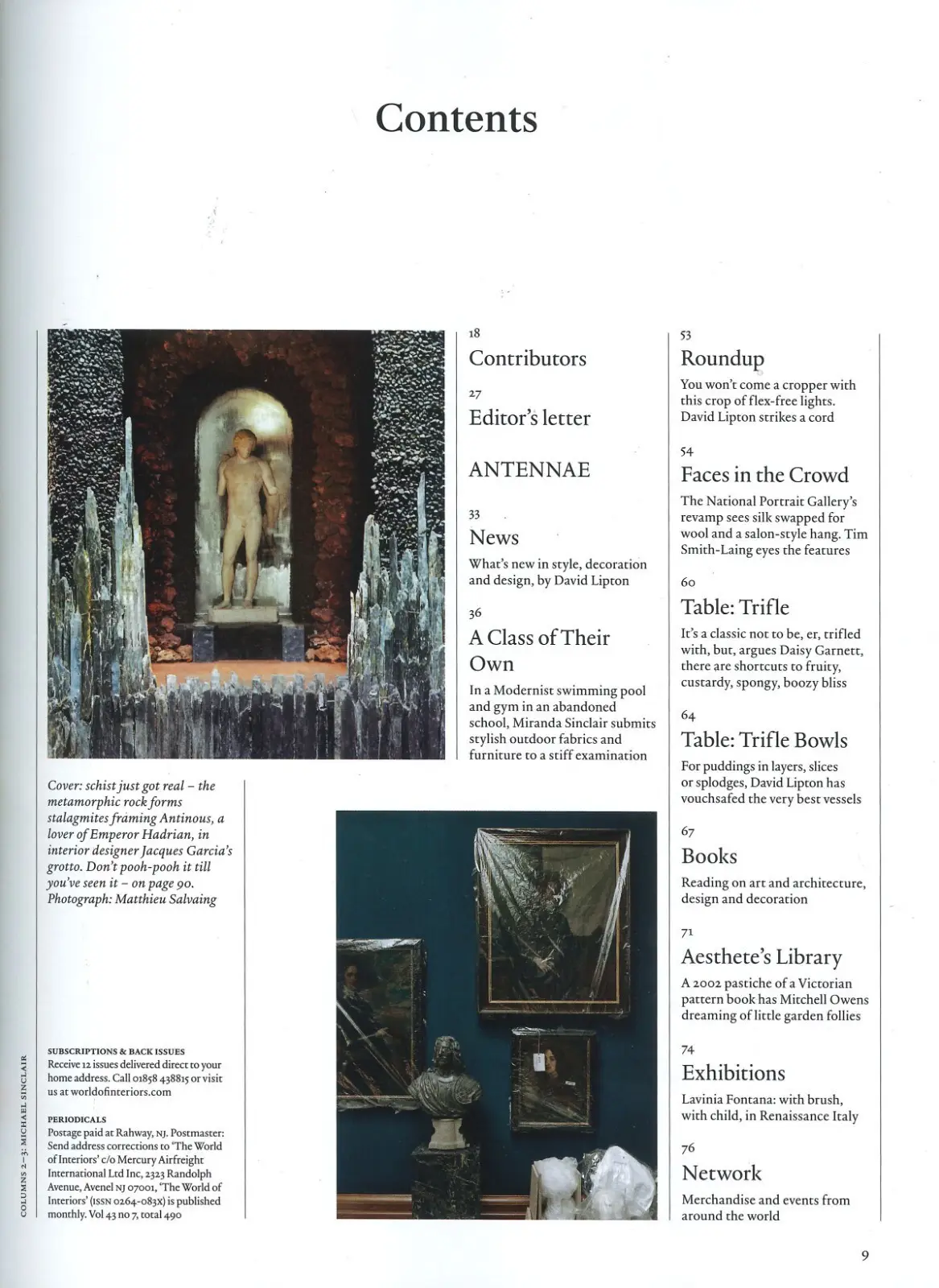 World of Interiors Magazine, Home Décor, D. Lipton, Lavinia Fontana, July 2023 - image 2 | Free standard UK delivery included | Discount Quality Products