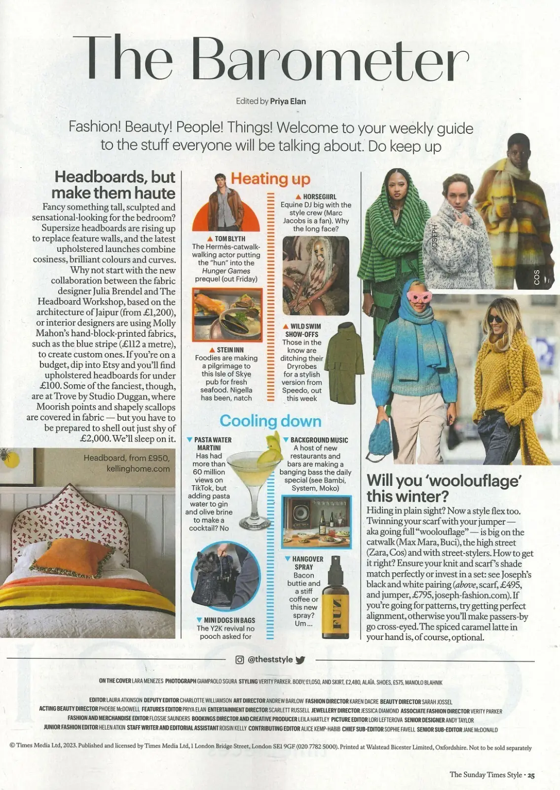 Sunday Times STYLE Magazine: Prince William Wears Luca Faloni, Fashion, 12.11.23 - image 2 | Free standard UK delivery included | Discount Quality Products