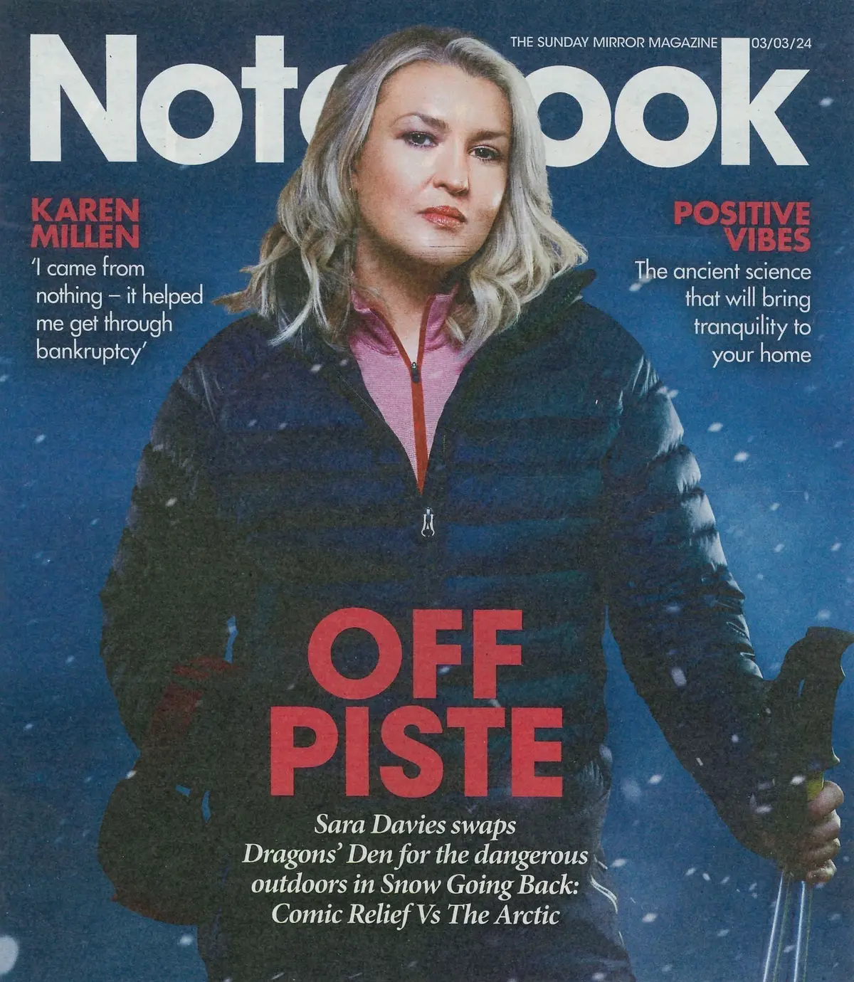 Sunday Mirror Notebook Magazine: Sara Davies, Vicky Pattison, Fashion, 3.3.24 - Free standard UK delivery included | Discount Quality Products