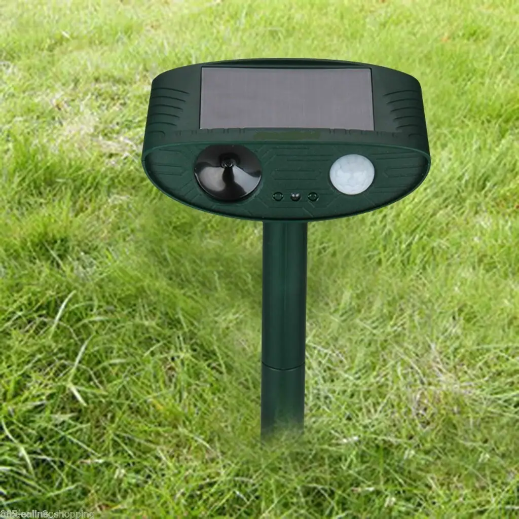 Solar Animal Rodent Ultrasonic Repeller Cat Dog Pest Deterrent PIR Motion Sensor - image 3 | Free standard UK delivery included | Discount Quality Products