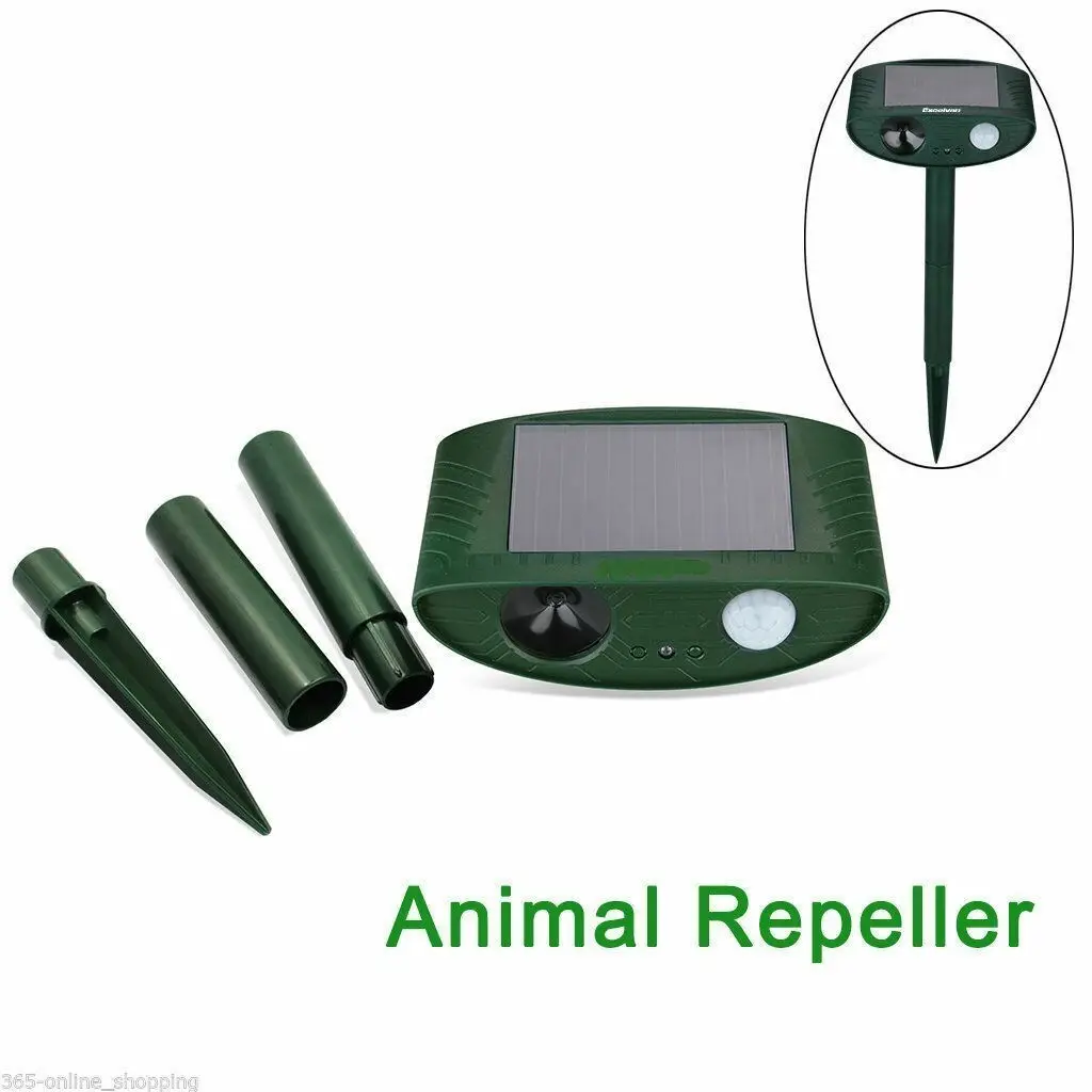 Solar Animal Rodent Ultrasonic Repeller Cat Dog Pest Deterrent PIR Motion Sensor - image 4 | Free standard UK delivery included | Discount Quality Products