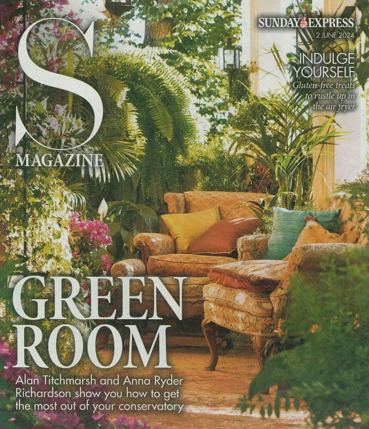Sunday Express Magazine Sara Cox, Mindy Hammond, Alan Titchmarsh, Fashion 2.6.24
