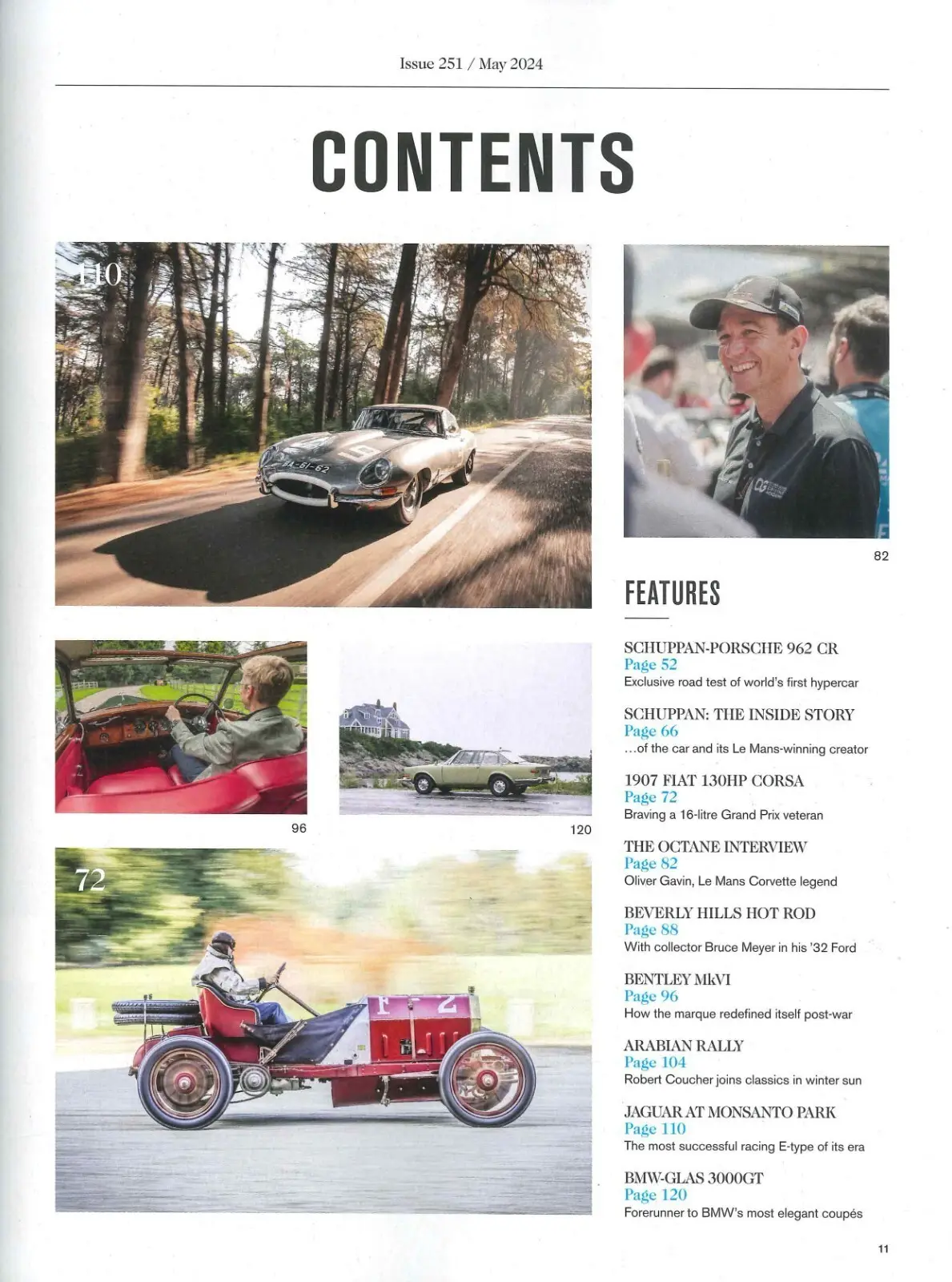 Octane Magazine #251, Hypercar, Schuppan-Porsche 962 CR, Jaguar, Cars, May 2024 - image 3 | Free standard UK delivery included | Discount Quality Products