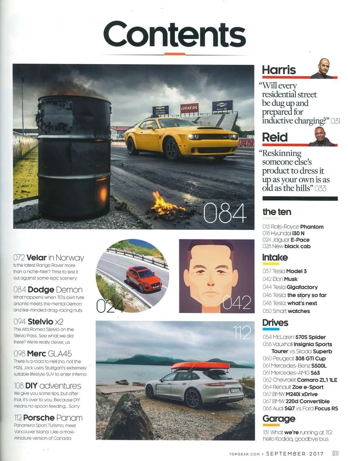 BBC Top Gear Magazine: Issue #299, Tesla Model 3, Dodge Demon, BMW, Sept 2017 - image 2 | Free standard UK delivery included | Discount Quality Products