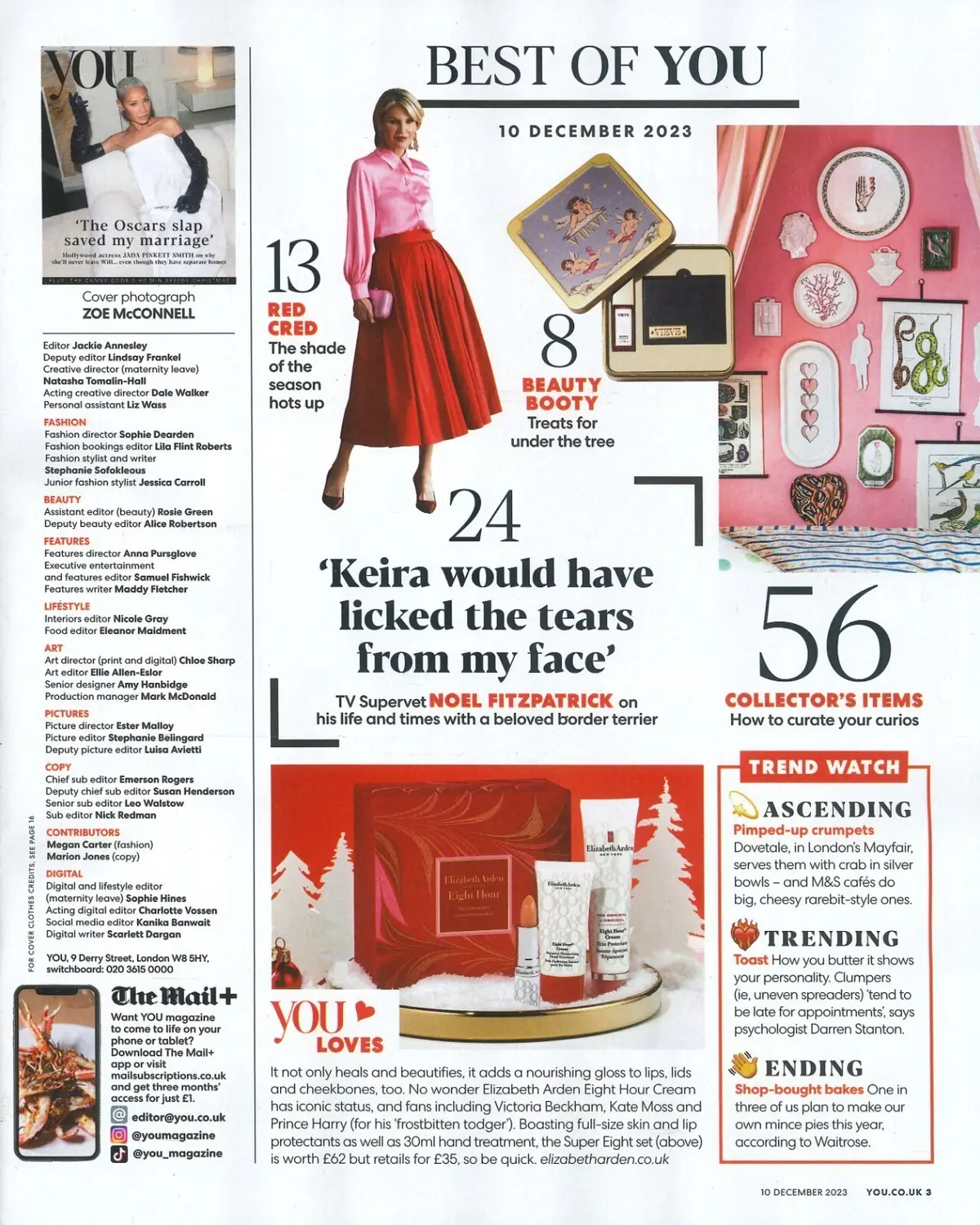 You Magazine: Jada Pinkett Smith, Noel Fitzpatrick, Fashion, Christmas, 10.12.23 - image 2 | Free standard UK delivery included | Discount Quality Products
