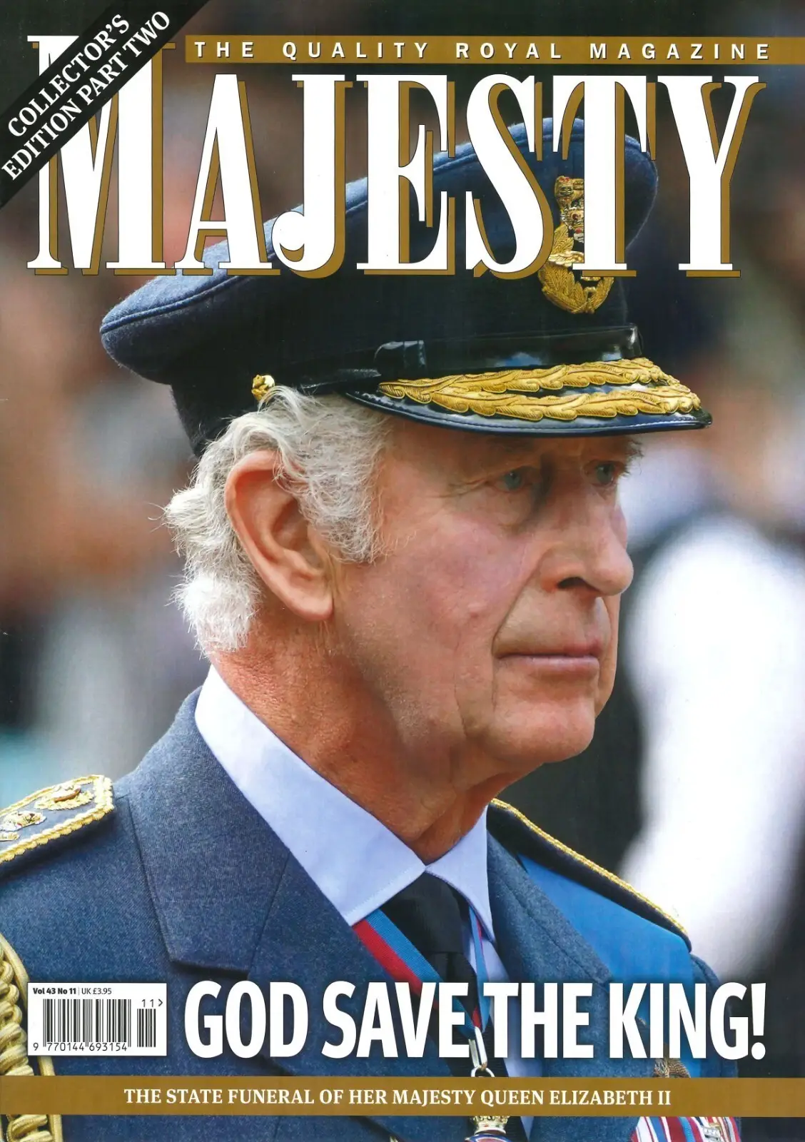 Majesty Magazine Collector Edition, King Charles, Queen Elizabeth, November 2022