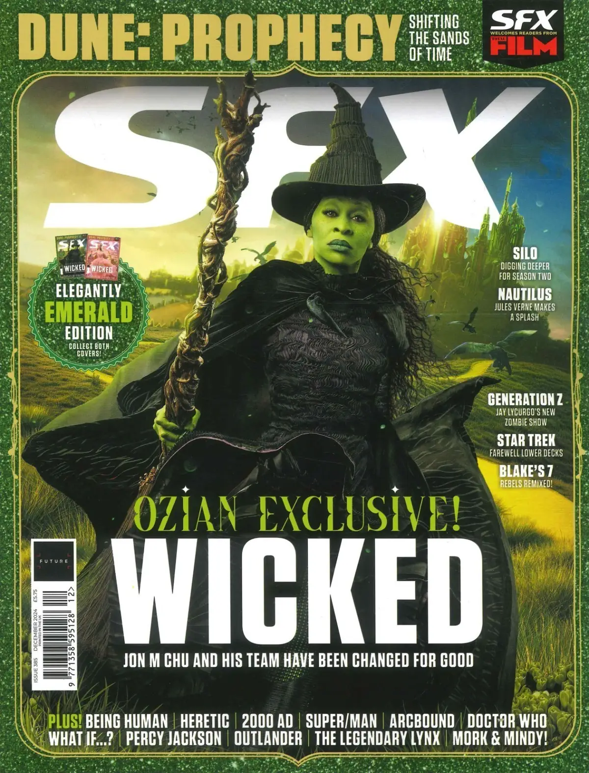SFX Magazine: Emerald Edition, Wicked, Cynthia Erivo, Ariana Grande, Dec 2024