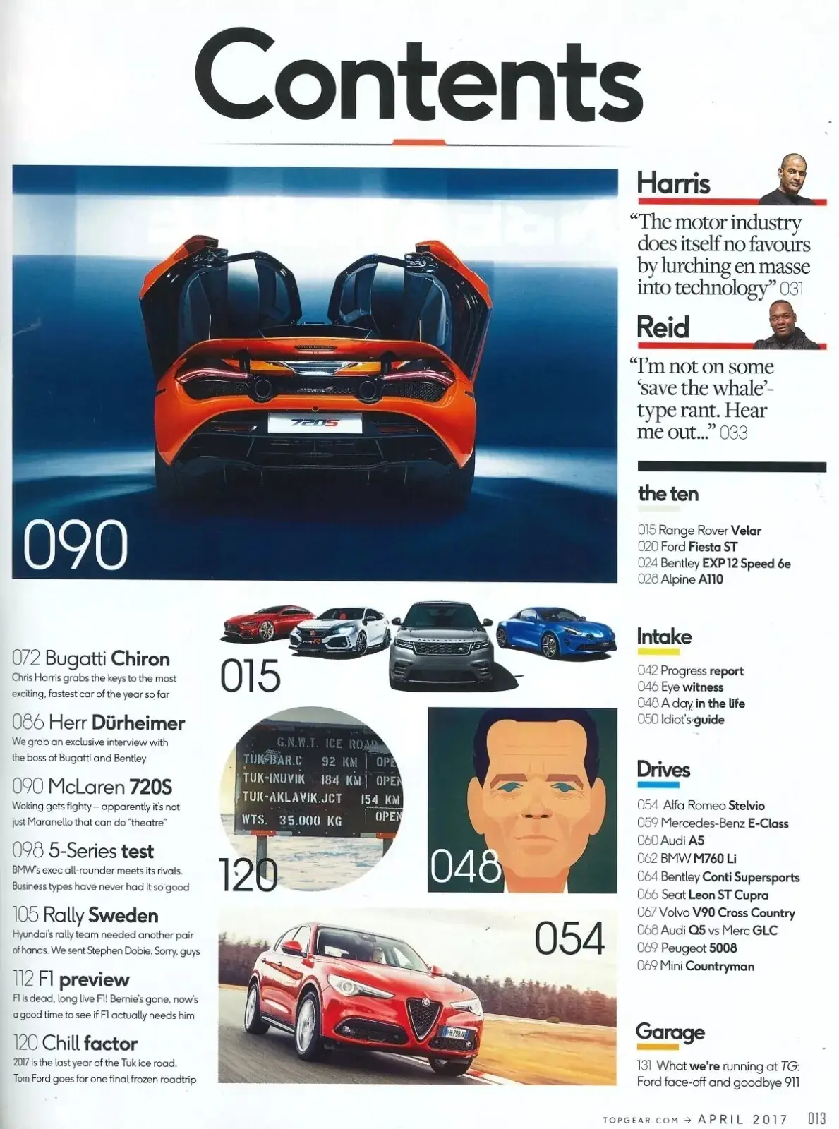 BBC Top Gear Magazine Issue #294, Bugatti Chiron, McLaren 720S, F1, April 2017 - image 2 | Free standard UK delivery included | Discount Quality Products