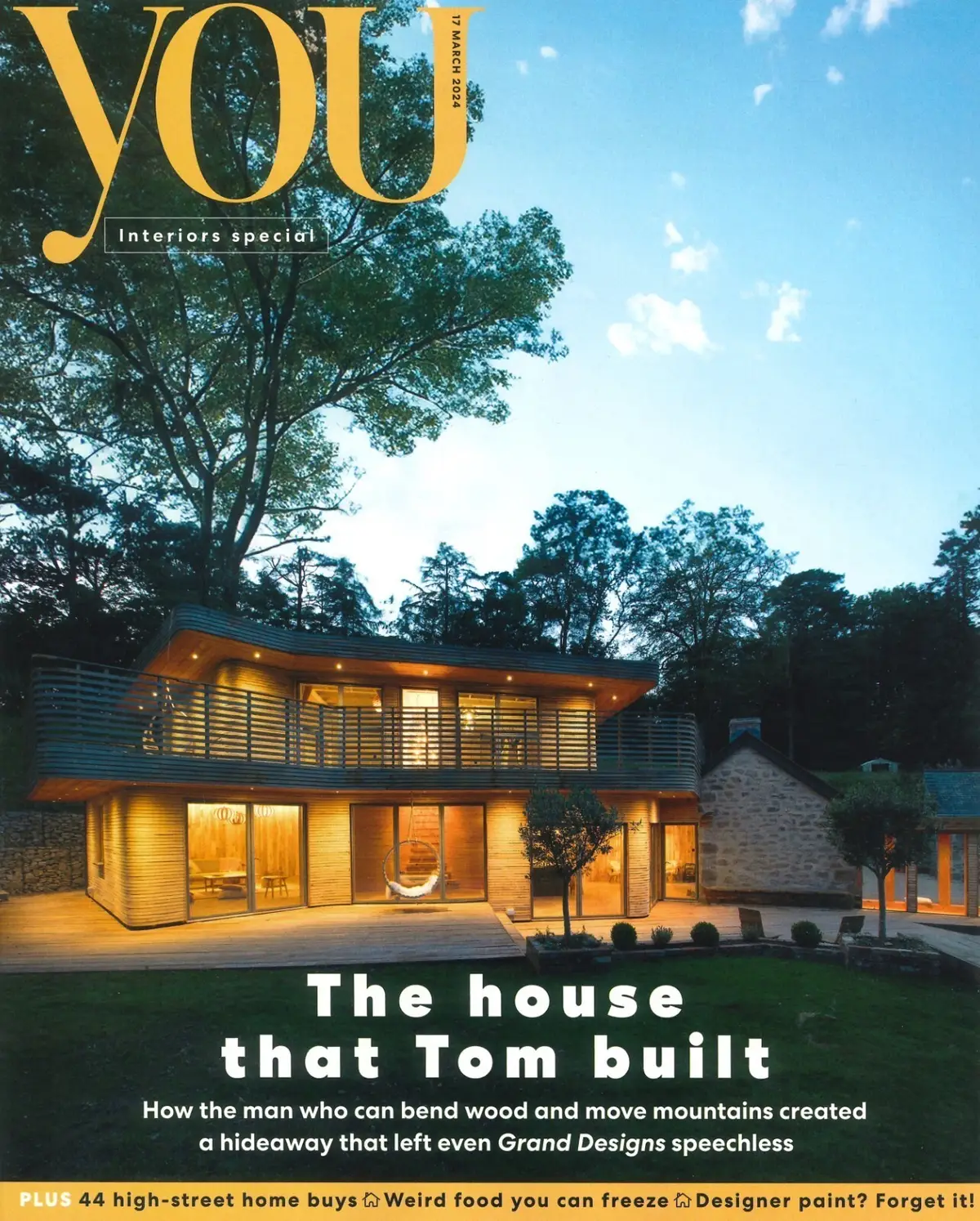 You Magazine: Interior Special, Tom Raffield, Sarah Raven, Home, Fashion 17.3.24 - Free standard UK delivery included | Discount Quality Products