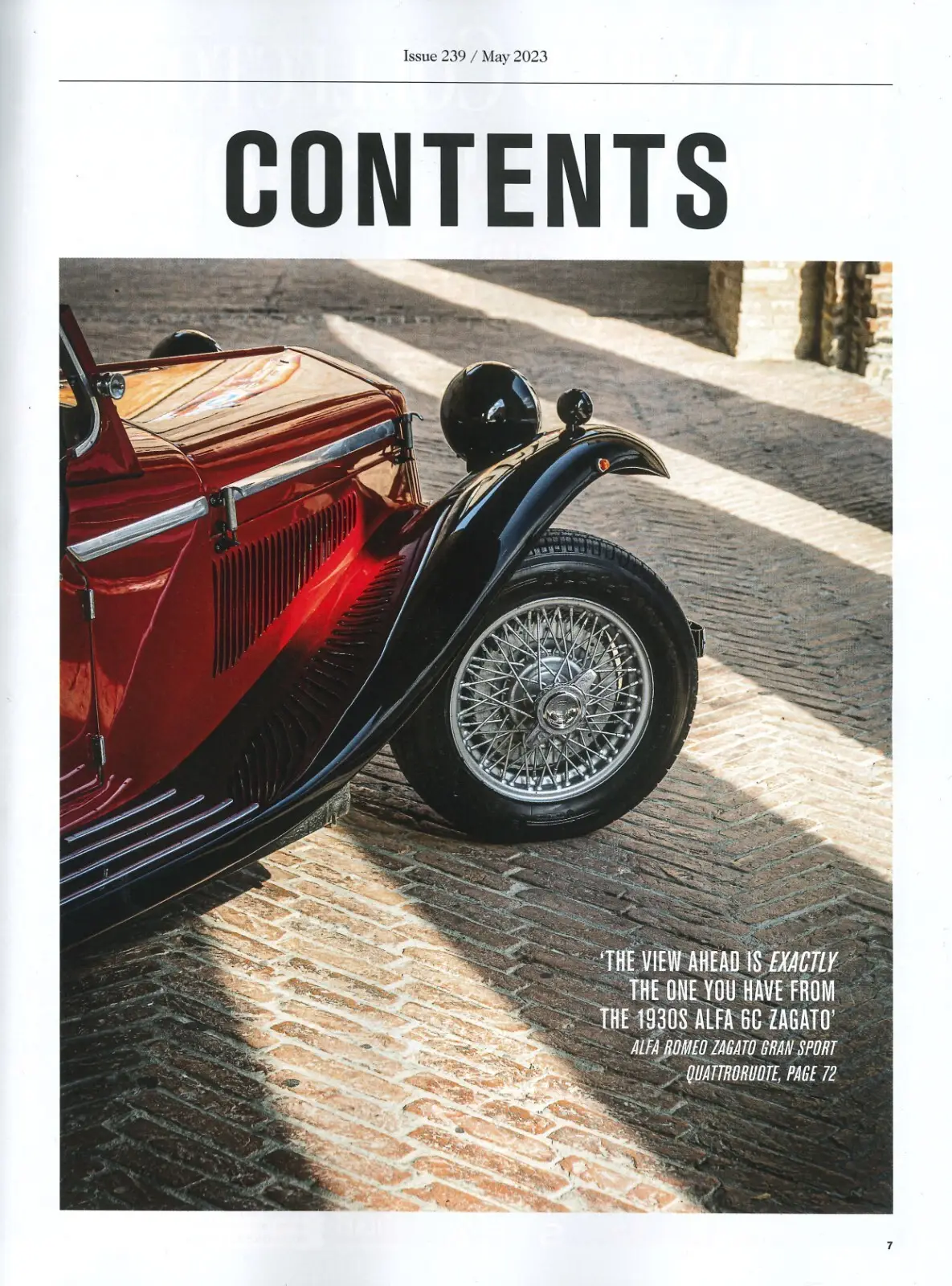 Octane Magazine #239, Ferrari Superamerica, Alfa Romeo 6C, Porsche 911, May 2023 - image 2 | Free standard UK delivery included | Discount Quality Products