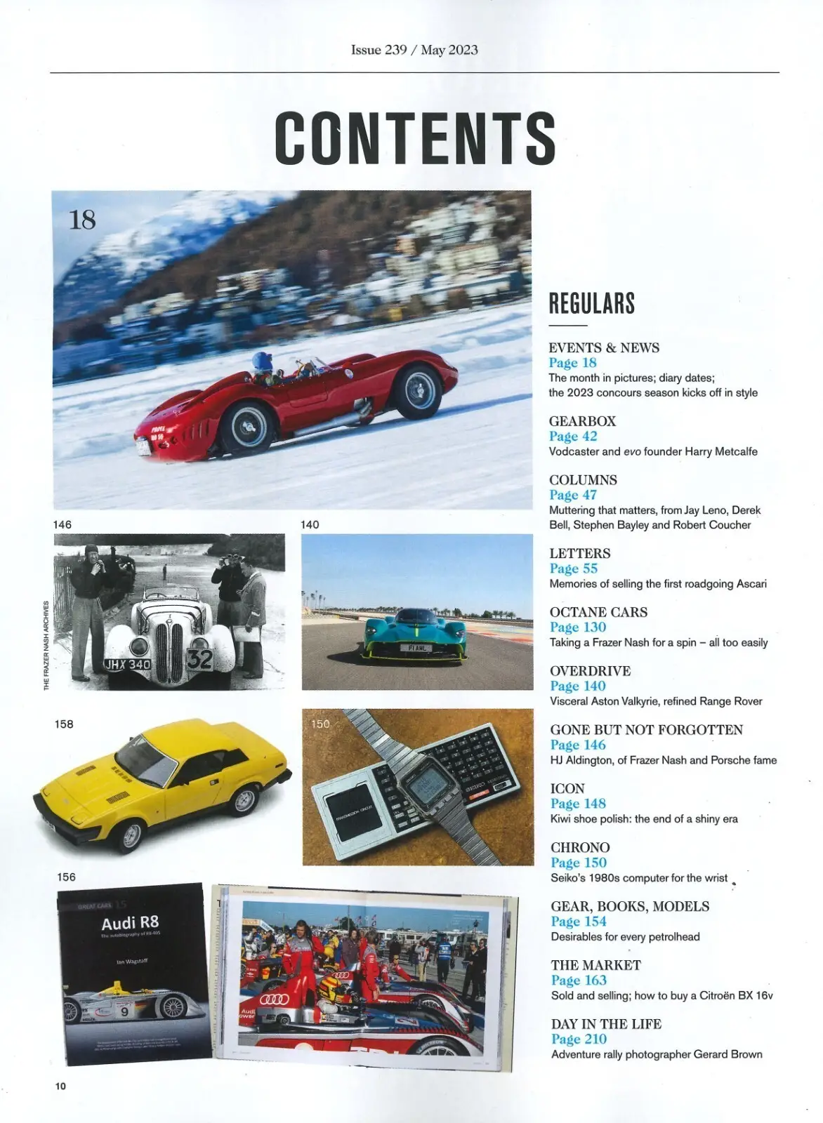 Octane Magazine #239, Ferrari Superamerica, Alfa Romeo 6C, Porsche 911, May 2023 - image 4 | Free standard UK delivery included | Discount Quality Products
