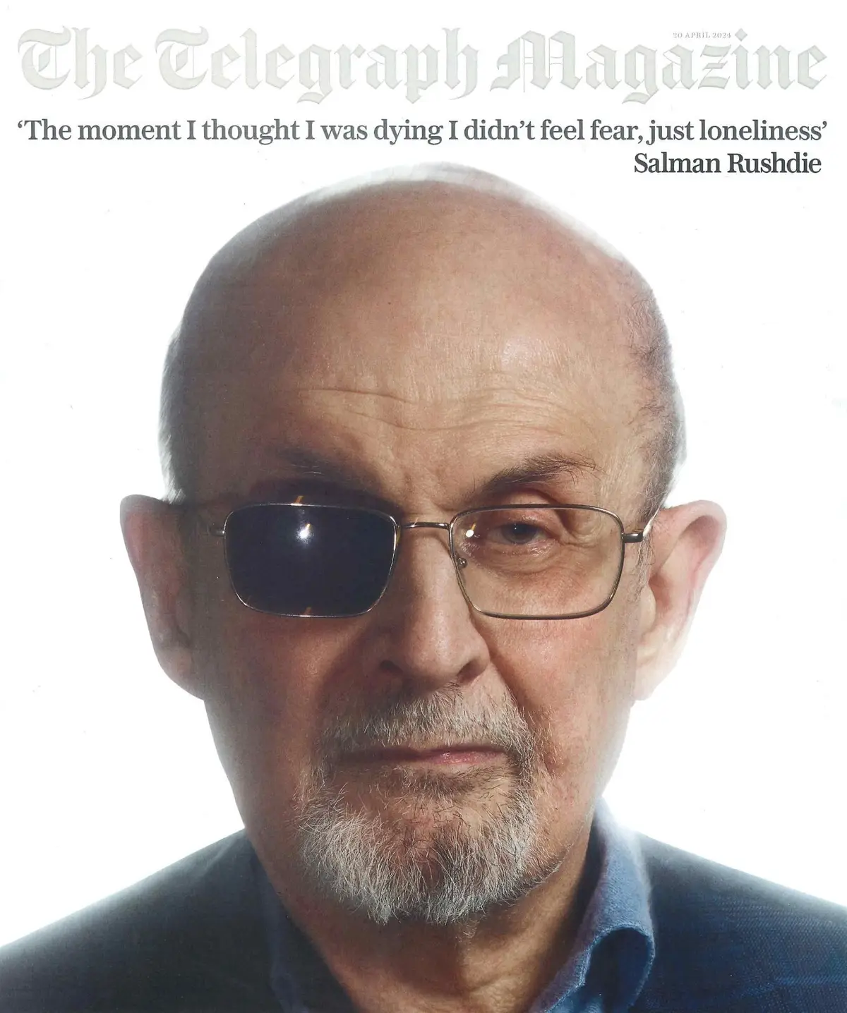 Telegraph Magazine Salman Rushdie, Clive Anderson, Cannes Film Festival, 20.4.24 - Free standard UK delivery included | Discount Quality Products