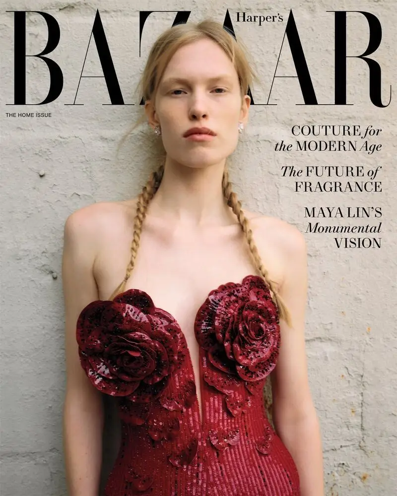 Harper's Bazaar USA Magazine, Home Issue, Maya Lin, Fashion, Styles, Nov 2023