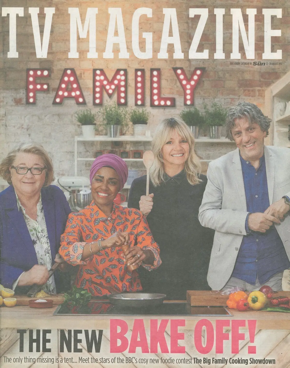 Sun TV Magazine: BBC's Big Family Cooking Showdown, Nadiya Hussain, 12.8.17