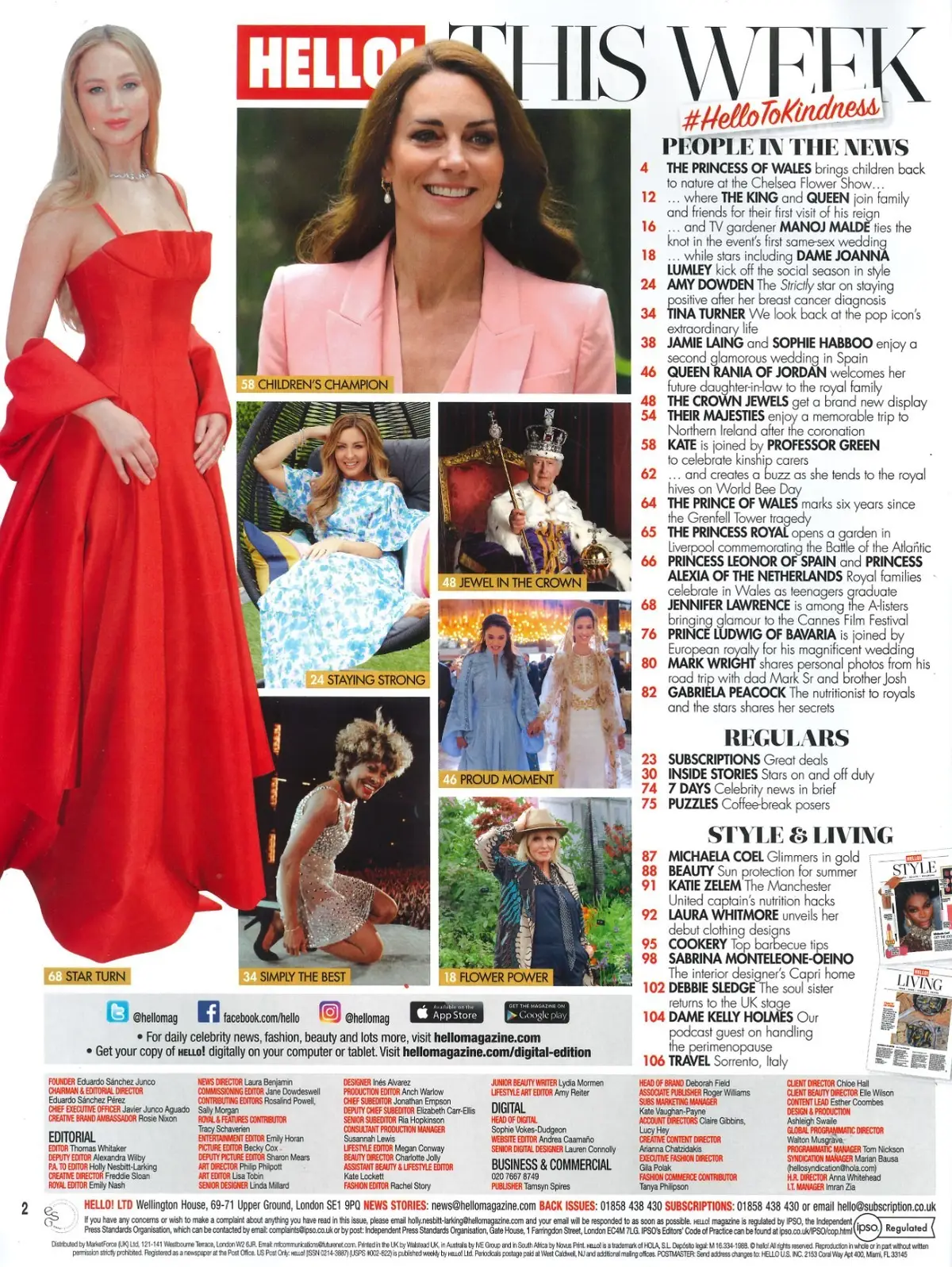 HELLO! Magazine, Kate Middleton, King Charles, Queen Camilla, Amy Dowden, 5.6.23 - image 2 | Free standard UK delivery included | Discount Quality Products