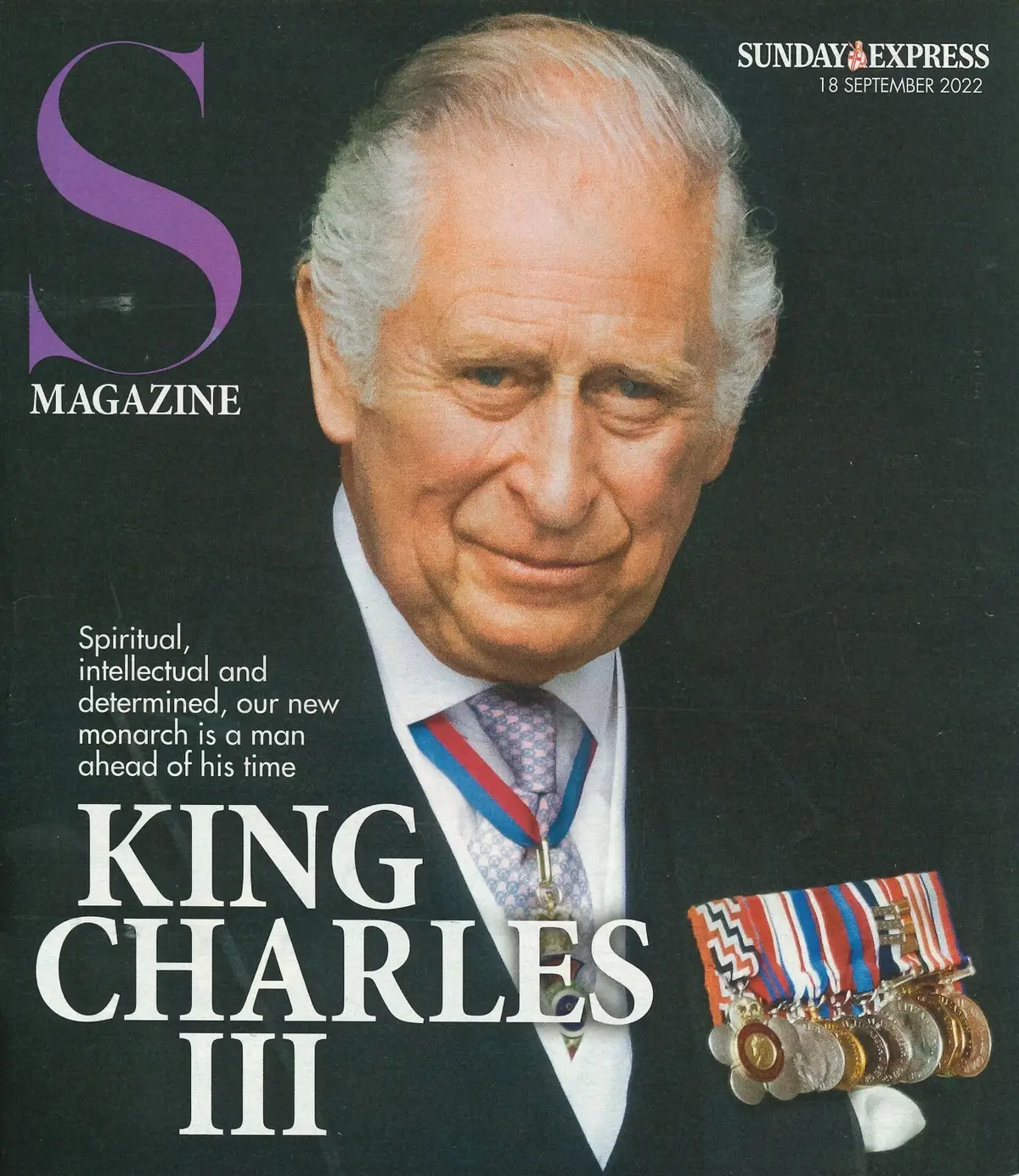 Sunday Express Magazine: King Charles III, Jane Seymour, Mindy Hammond, 18.9.22