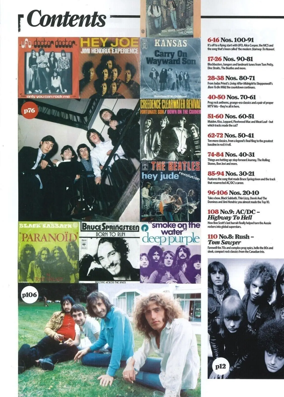 Classic Rock Platinum Series Magazine, 100 Greatest Rock Songs, Queen, AC/DC - image 2 | Free standard UK delivery included | Discount Quality Products