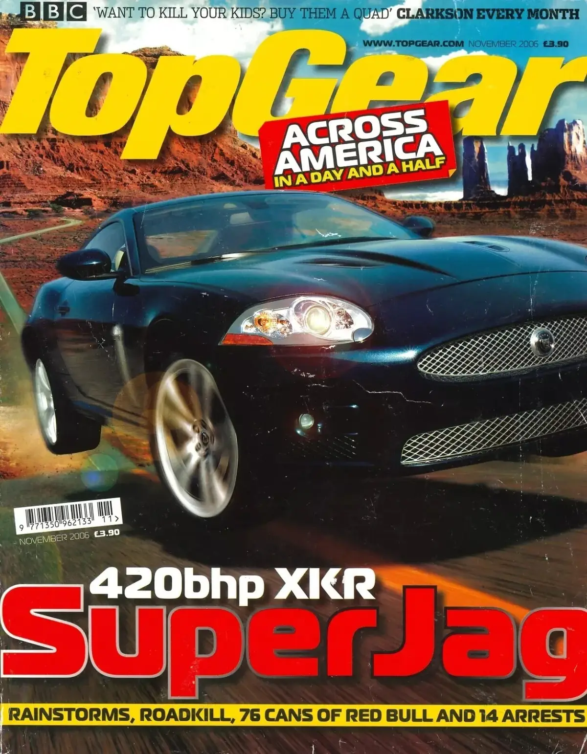 BBC Top Gear Magazine, Issue #158, Jenson Button, Mercedes CL, Lotus, Nov 2006