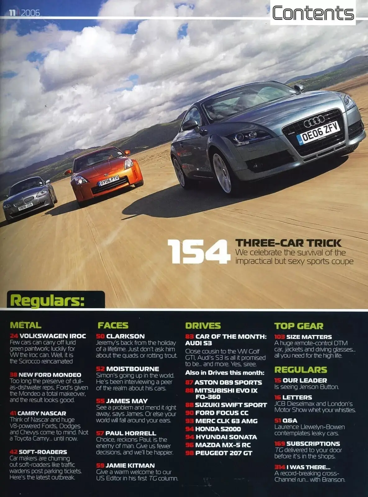 BBC Top Gear Magazine, Issue #158, Jenson Button, Mercedes CL, Lotus, Nov 2006 - image 3 | Free standard UK delivery included | Discount Quality Products