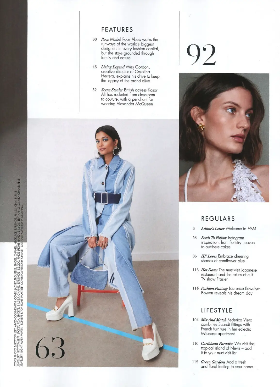 HELLO! Fashion Magazine, Roos Abels, Wes Gordon, Kosar Ali, Styles, March 2023 - image 3 | Free standard UK delivery included | Discount Quality Products
